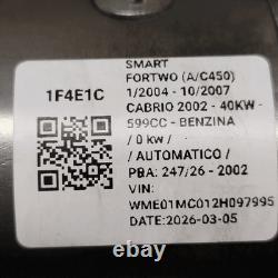 000 3188 V008 Démarreur SMART FORTWO (A/C450) Cabrio Brabus (55Kw) Ber