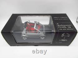 1/18 Smart Cabriolet For-Two Marchand Custom Commandes Minicar Argent Gris