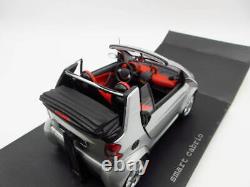 1/18 Smart Cabriolet For-Two Marchand Custom Commandes Minicar Argent Gris