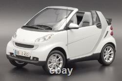 118 Smart Fortwo Cabrio Crystal White Minichamps