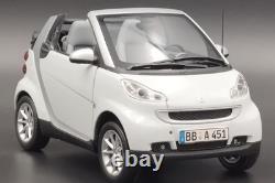118 Smart Fortwo Cabrio Crystal White Minichamps