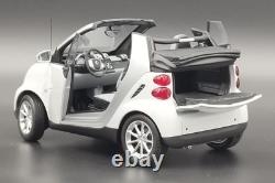 118 Smart Fortwo Cabrio Crystal White Minichamps
