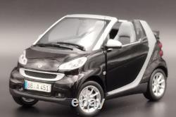 118 Smart Fortwo Cabrio Deep Black Minichamps