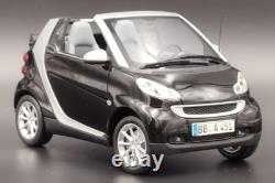118 Smart Fortwo Cabrio Deep Black Minichamps