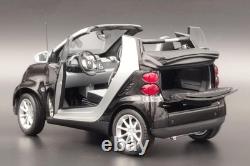 118 Smart Fortwo Cabrio Deep Black Minichamps