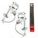 2x L&egrave;ve-vitre Avec Moteur Avant Gauche Droite Pour Smart Cabrio City Fortwo 450
