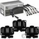 3x Skv Bobine + Ngk Ignition Convient Pour Smart Fortwo Cabriolet Coupé 450 452