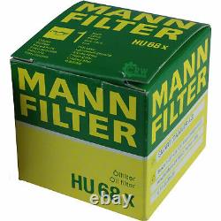 3xMANN-FILTER Ölfilter-hu 68 X + 3xLiqui Moly / 3x Cera Tec