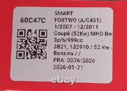 A4516891053CV7A Tableau de bord SMART FORTWO (A/C451) Cabrio (52KW) Cbr