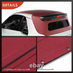 Capote Souple Rouge Pour Smart Fortwo Cabriolet 451 1.0 Brabus À Partir De 2007