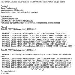 Clutch Aktuator Slave Zylinder 4512500062 für Smart Fortwo Coupe Cabrio E1 A