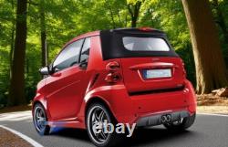 Diffuseur Arrière Look Brabus Pour Smart Fortwo (451) Coupé / Cabrio