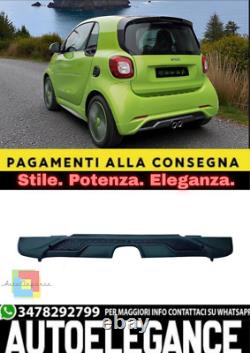 Diffuseur Arrière Noir Pour Smart ForTwo (453) Coupé / Cabriolet (2014-2020)