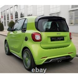 Diffuseur Arrière Noir Pour Smart ForTwo (453) Coupé / Cabriolet (2014-2020)