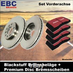 EBC Kit de Freins Essieu Étoffe Noire Plaquettes Premium Disc Disques 21633