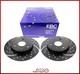 Ebc Pour Smart 450 Fortwo Cabrio Turbogroove Disques De Frein Disque Avant
