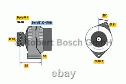 Générateur Bosch 0 986 049 111 (Incl. Dépôt)