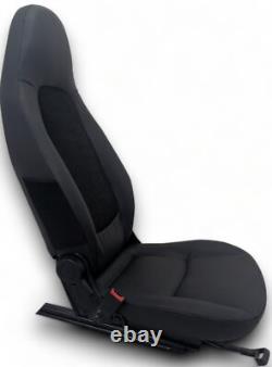 Housse de Siège Cuir/Simili Noir pour Smart 451 Fortwo Coupé & Cabriolet 07 15
