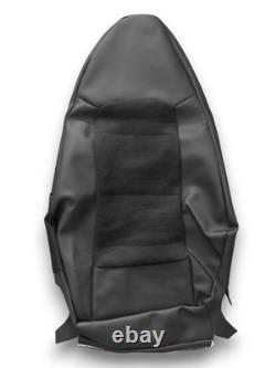 Housse de Siège Cuir/Simili Noir pour Smart 451 Fortwo Coupé & Cabriolet 07 15