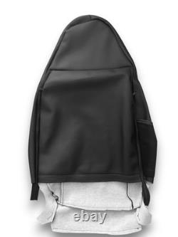 Housse de Siège Cuir/Simili Noir pour Smart 451 Fortwo Coupé & Cabriolet 07 15
