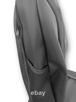 Housse de Siège Cuir/Simili Noir pour Smart 451 Fortwo Coupé & Cabriolet 07 15