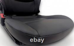 Housse de Siège Cuir/Simili Noir pour Smart 451 Fortwo Coupé & Cabriolet 07 15