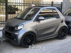 Jupe De Seuil Pour Smart Fortwo 453 Coupe Cabrio Look Brabus Raw Abs