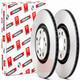 Kit Disques De Frein Avant Ferodo Pour Smart Cabrio Fortwo Cabrio 3 Trous