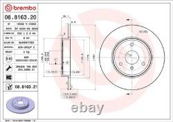 Kit Disques De Frein Avant Smart Cabrio Fortwo Cabrio 21, BREMBO