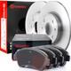 Kit Disques Et Plaquettes De Frein Avant Brembo Smart Fortwo Cabrio 0.6 0.7