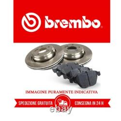 Kit Disques + Plaquettes Brembo Ant Pour Smart Fortwo Cabrio-451-1.0 Brabus-8