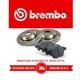 Kit Disques + Plaquettes Brembo Ant Pour Smart Fortwo Cabrio-451-1.0 Brabus-8