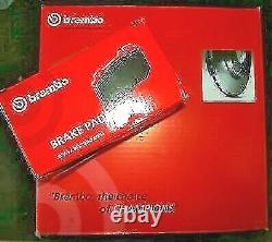 Kit Disques + Plaquettes Brembo Ant Pour Smart Fortwo Cabrio-451-1.0 Brabus-8