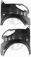 Lot De Pare-chocs D'aile Avant Gauche Droit Pour Smart Fortwo Cabrio 450