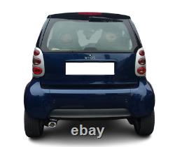 Ouverture D'Échappement pour Smart Fortwo 450 1998-2007 Ovale M. Absorbeur