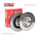 Paire 2 Disques De Frein Avant Trw Appropri&eacute;s Pour Smart Fortwo Cabrio Coupe 450