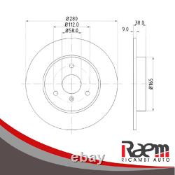 Paire 2 Disques de Frein Avant TRW Appropriés Pour SMART Fortwo Cabrio Coupe 450