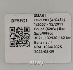 Panneau Est. Hayon arrière. SMART FORTWO (A/C451) Cabrio cdi (40Kw) Cbr