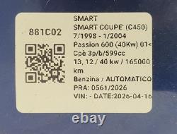 Q0001721V009C85L00 Capot avant SMART SMART CABRIO (A450) Pure 800 cdi (30Kw)