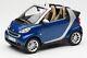 Q0022565v001c80q00 Smart Fortwo Cabrio Blue Silver Minichamps 1/18