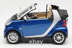 Q0022565V001C80Q00 Smart Fortwo Cabrio Blue Silver Minichamps 1/18