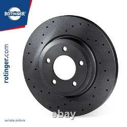 ROTINGER 2x Disque de Frein Ø280 MM Plein Avant pour Smart Cabrio Fortwo Coupé