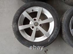 SMART ForTwo Cabrio W451 07-15 Jantes Alliage 15 Grises 4x 3 Trous
