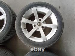SMART ForTwo Cabrio W451 07-15 Jantes Alliage 15 Grises 4x 3 Trous