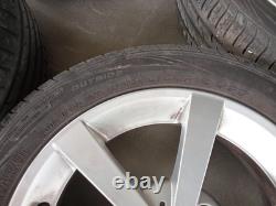 SMART ForTwo Cabrio W451 07-15 Jantes Alliage 15 Grises 4x 3 Trous