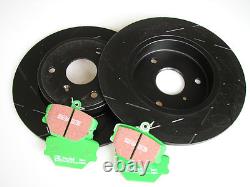 Smart Fortwo 450 452 EBC Black Tiret Disques de Frein + Greenstuff Plaquettes