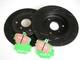 Smart Fortwo 450 452 Ebc Black Tiret Disques De Frein + Greenstuff Plaquettes