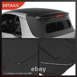 Toit Cabriolet Softtop En Tissu Acrylique Noir Pour Smart Fortwo