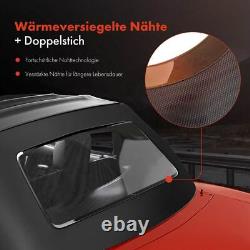Toit Cabriolet Softtop En Tissu Acrylique Noir Pour Smart Fortwo