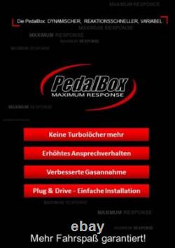 Villes Pedalbox pour Smart Fortwo Cabrio (451) 2007- 1.0 Brabus (451.433), 98PS /
